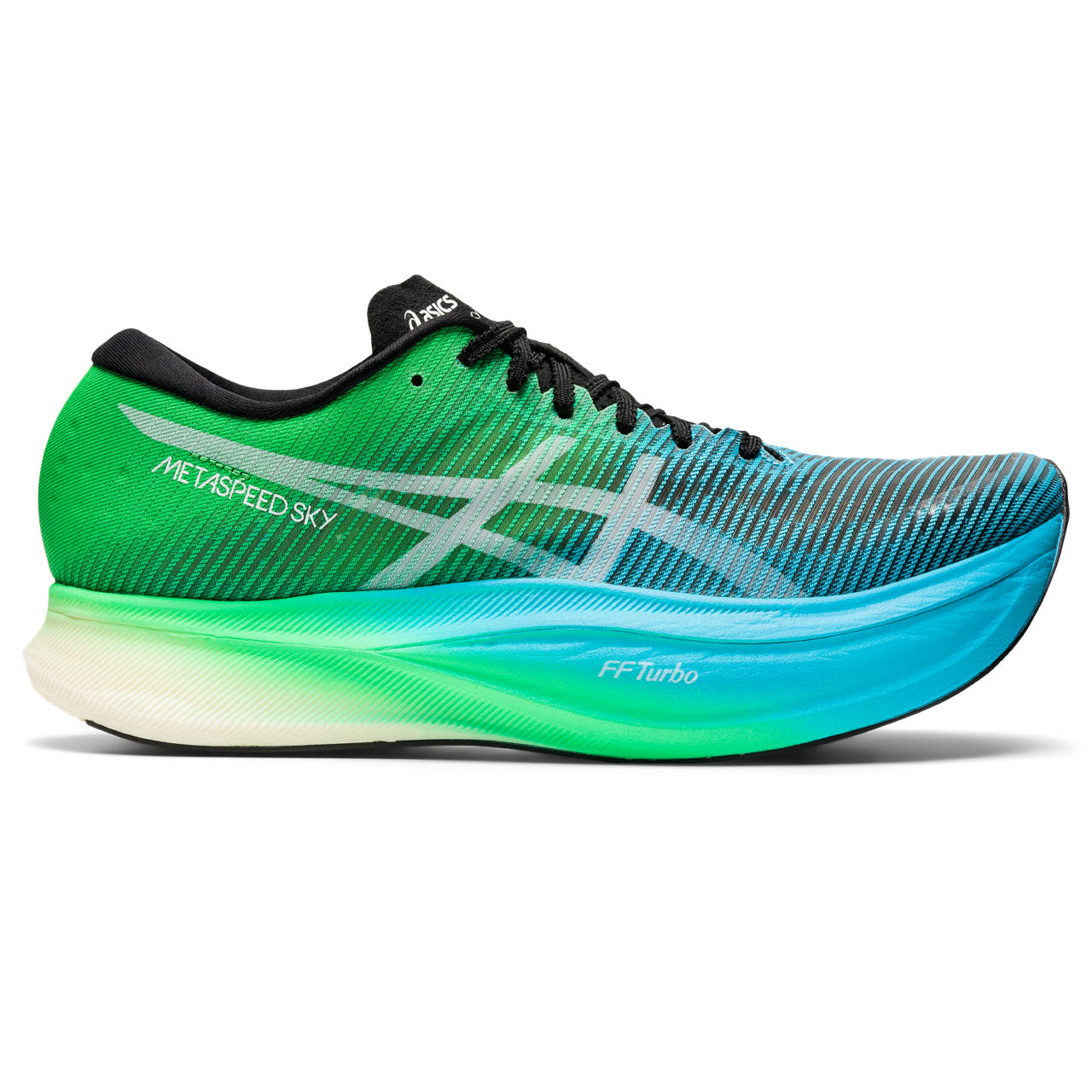 人気商品 美品 Asics 25.5 Sky/Green Edge+ Metaspeed ランニング