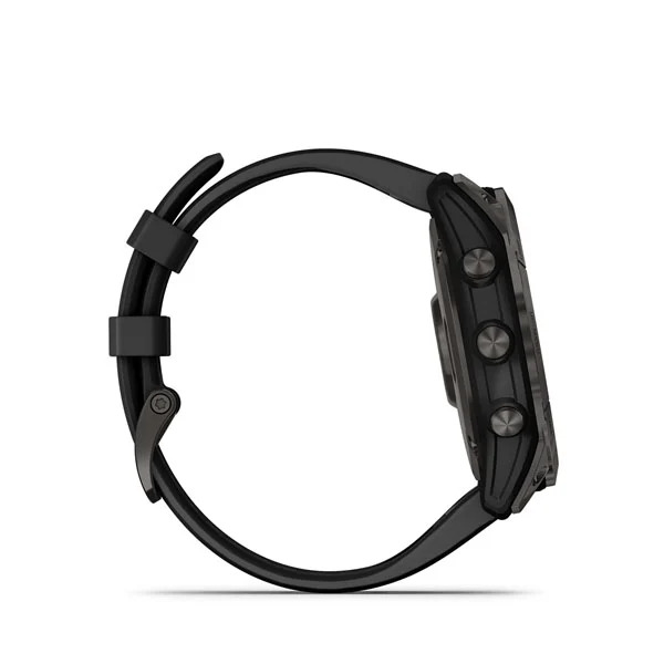 Garmin Fenix 7X solar 石磨灰鈦錶圈/黑色矽膠錶帶- 馬拉松世界