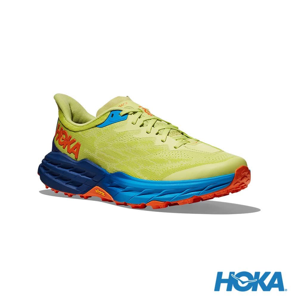 HOKA ONE ONE Speedgoat 5 (寬楦) 柑橘/月見草黃男- 馬拉松世界