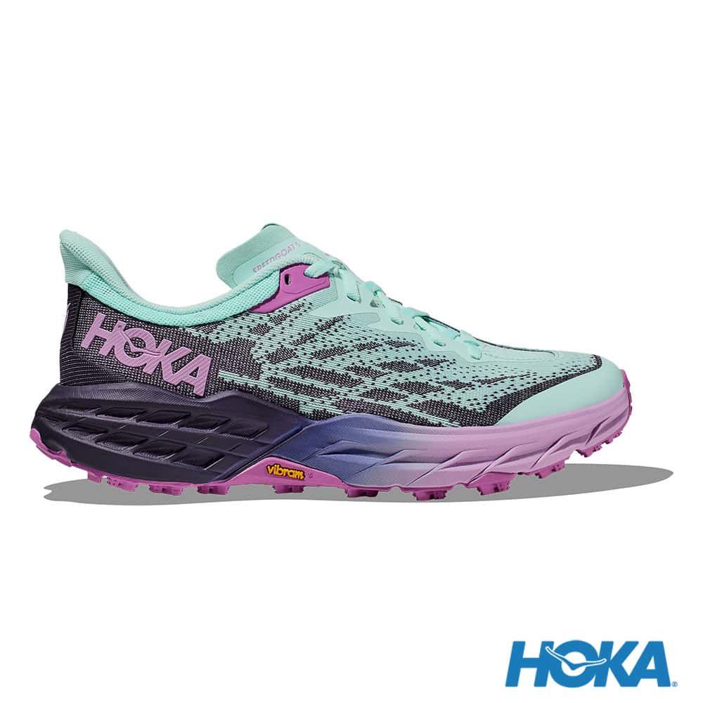 HOKA ONE ONE Speedgoat 5 (寬楦) 海洋藍/紫女- 馬拉松世界