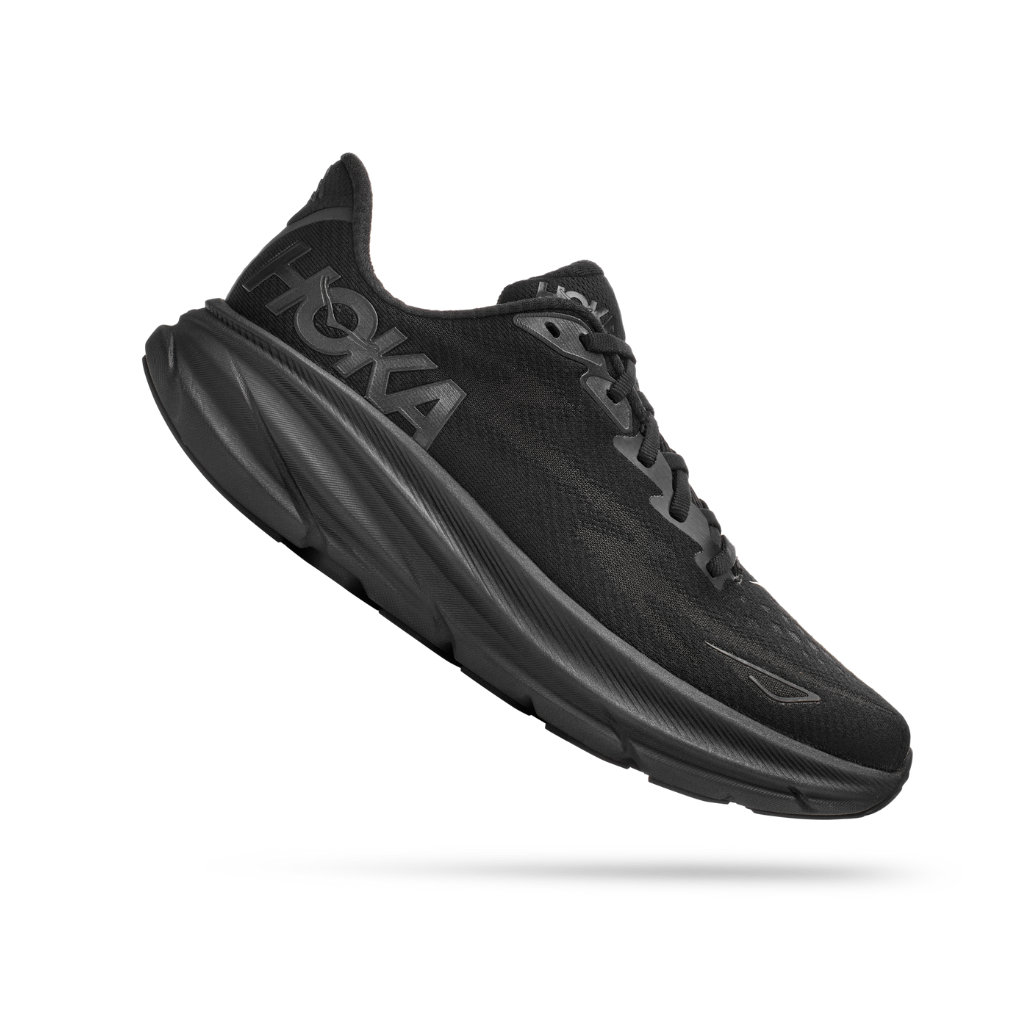 HOKA ONE ONE Clifton 9 黑女- 馬拉松世界